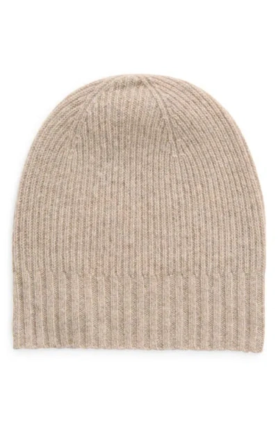 NORDSTROM NORDSTROM RIB CASHMERE BEANIE 