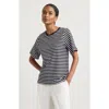 Nordstrom Relaxed Fit Pima Cotton Crewneck T-shirt In Blue