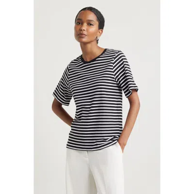 Nordstrom Relaxed Fit Pima Cotton Crewneck T-shirt In Blue