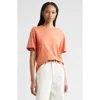 Nordstrom Relaxed Fit Pima Cotton Crewneck T-shirt In Orange