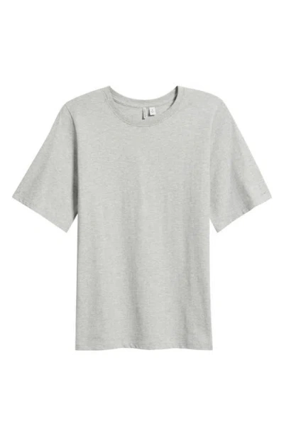 Nordstrom Relaxed Fit Pima Cotton Crewneck T-shirt In Gray