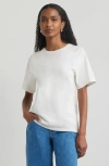 Nordstrom Relaxed Fit Pima Cotton Crewneck T-shirt In Ivory Tofu