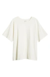 Nordstrom Relaxed Fit Pima Cotton Crewneck T-shirt In Ivory Tofu