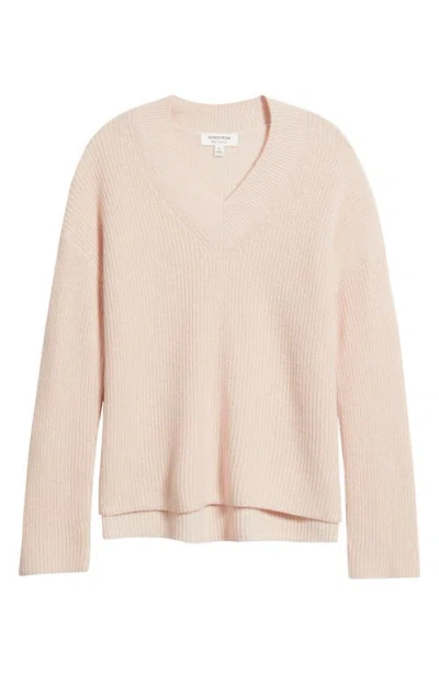 Nordstrom Relaxed Fit Wool & Cashmere Sweater In Pink