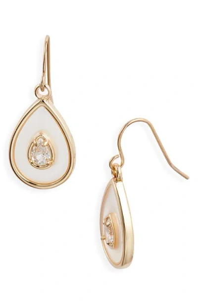 Nordstrom Resin Cubic Zirconia Teardrop Earrings In Multi