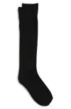 Nordstrom Rib Knee High Socks In Black