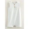 Nordstrom Babies'  Rib Romper In Green