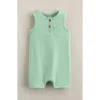 Nordstrom Babies'  Rib Romper In Green