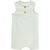 Nordstrom Rib Romper In Green Subtle