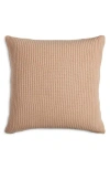 Nordstrom Rib Wool & Cashmere Accent Pillow In Camel