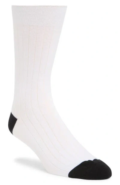 Nordstrom Ribbed Cotton Blend Crew Socks