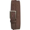 Nordstrom Richard Nubuck Leather Belt In Brown
