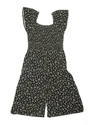 Pre-owned Nordstrom Kids' Romper In Black