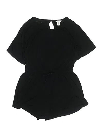 Pre-owned Nordstrom Kids' Romper In Black