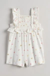 Nordstrom Babies'  Ruffle Romper In Multi