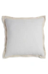 Nordstrom Ruffle Trim Accent Pillow In Grey Vapor