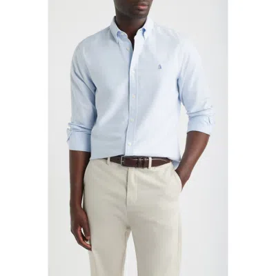 Nordstrom Sailboat Emblem Cotton Button-down Oxford Shirt In Blue