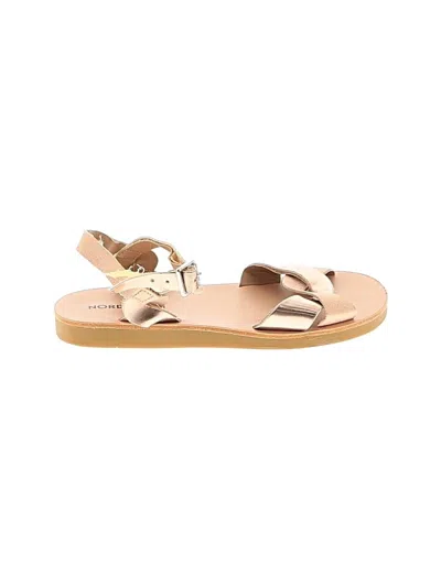 Pre-owned Nordstrom Kids' Sandals In Gold