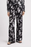 Nordstrom Satin Drawstring Pants In Multi