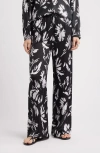 Nordstrom Satin Drawstring Pants In Multi