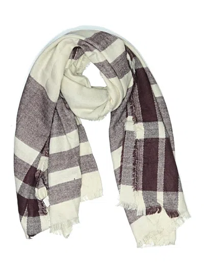 Pre-owned Nordstrom Scarf In Burgundy