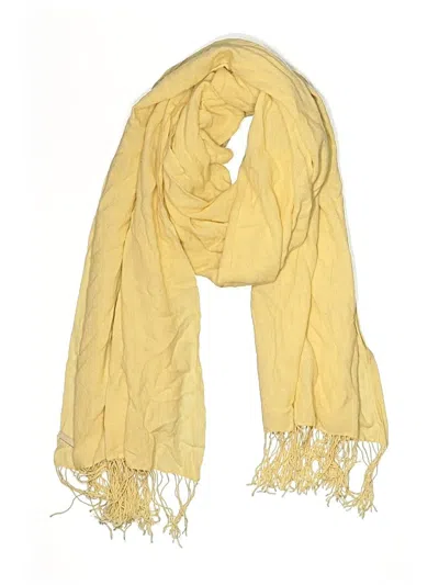 Pre-owned Nordstrom Scarf In Yellow