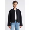 Nordstrom Scuba Knit Bomber Jacket In Blue