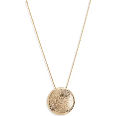 Nordstrom Sea Urchin Pendant Long Necklace In Gold