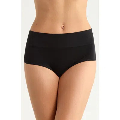Nordstrom Seamless 3-pack Briefs In Black- Tan Multi