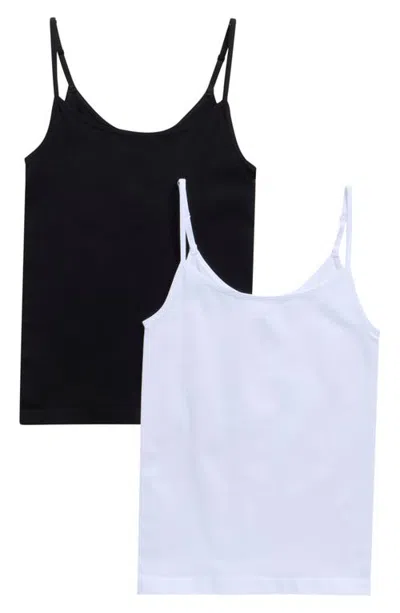 Nordstrom Seamless Assorted 2-pack Layering Camisoles In Multi