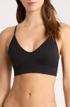 Nordstrom Seamless Bralette In Black