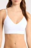 Nordstrom Seamless Bralette In White