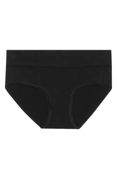 Nordstrom Seamless Hipster Briefs In Black