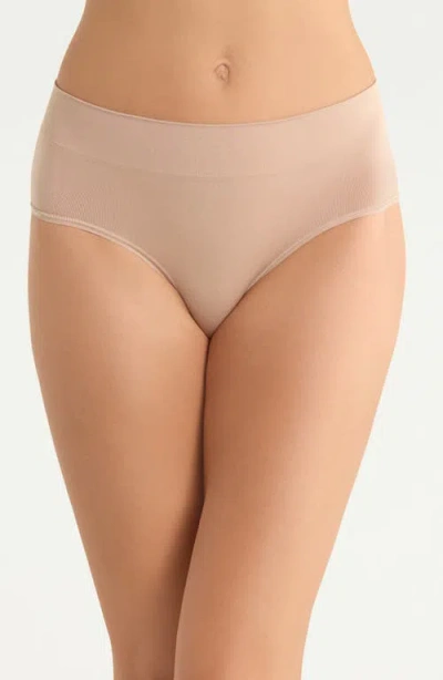 Nordstrom Seamless Hipster Briefs In Tan Warm