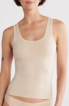 Nordstrom Seamless Layering Tank In Neutral