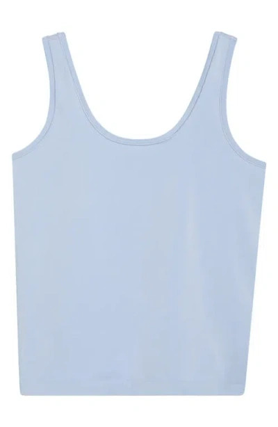 Nordstrom Seamless Layering Tank In Blue