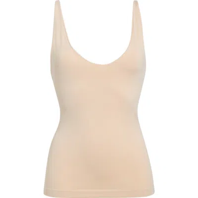 Nordstrom Seamless Layering Tank In Neutral