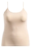 Nordstrom Seamless Smoothing Camisole In Beige Smoke
