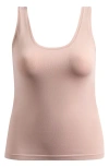 Nordstrom Seamless Smoothing Tank In Pink Fawn