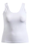 Nordstrom Seamless Smoothing Tank In White