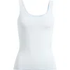 Nordstrom Seamless Square Neck Tank In Blue