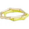 Nordstrom Set Of 2 Bamboo Link Stretch Bracelets