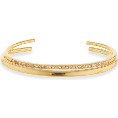 Nordstrom Set Of 2 Demi Fine Cubic Zirconia Cuff Bracelets