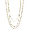 Nordstrom Set Of 2 Enamel Dot Chain Layered Necklaces