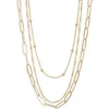 Nordstrom Set Of 2 Enamel Dot Chain Layered Necklaces