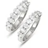 Nordstrom Set Of 2 Oval Cubic Zirconia Bands