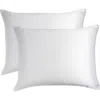 Nordstrom Set Of 2 Silk Pillowcases In White