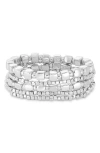 Nordstrom Set Of 5 Beaded Stretch Bracelets