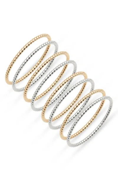 Nordstrom Set Of 7 Stacking Rings In Multi
