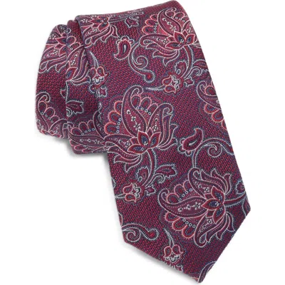 Nordstrom Shane Paisley Silk Tie In Pink